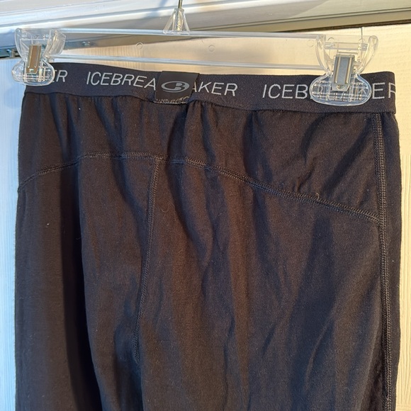 NWT Icebreaker Women's Merino 200 Oasis Thermal Leggings in Black sz S 100% wool - Picture 10 of 16